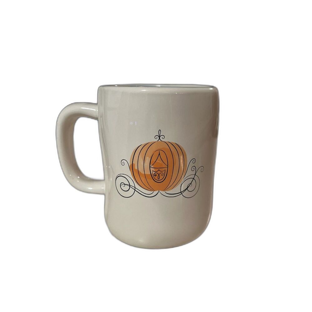disney cinderella pumpkin bibbidi bobbidi boo halloween mug coffee